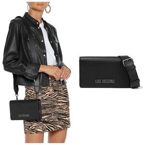 Love Moschino Logo-embellished shoulder bag